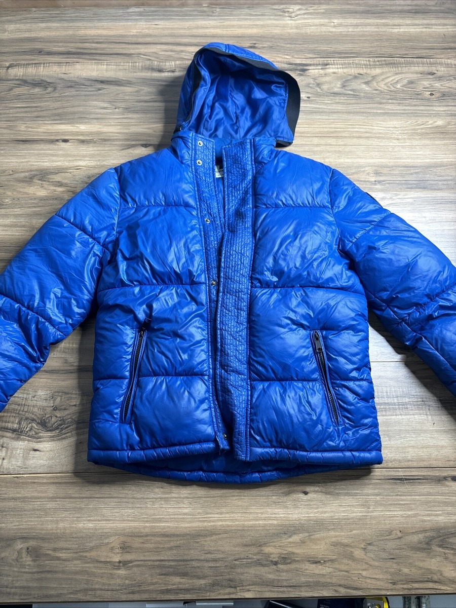 Hooded Jacket Topman Padded Jacket TOPMAN Full Zip Puffer Jacket