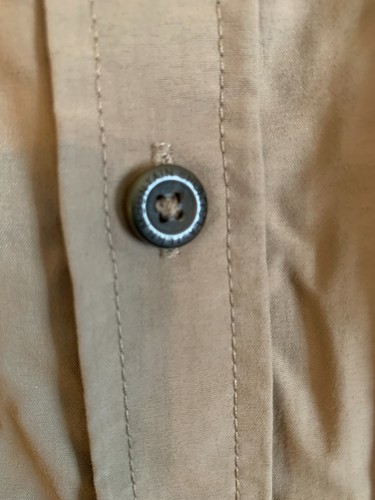 Men's Eastern Mountain Sports L/S Button Front Khaki Shirt Tag Size M - Picture 3 of 4