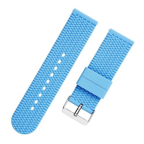 Schnellverschluss Silikon Kautschuk Armband Wasserdicht Uhrenarmband Strap 18 20 22 24 mm - Bild 30 von 47