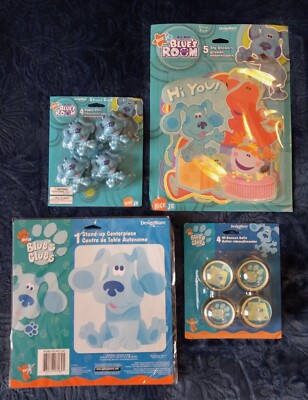 Blue's Clues Nick Jr. Four Piece Party Favors Designware 2005