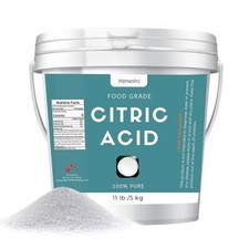 11 lb Citric Acid Powder Food Grade, Citric Acid for Cleaning, 100 Pure, Nat...