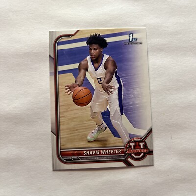 2022-23 BOWMAN UNIVERSITY SHAVIR WHEELER 1ST ROOKIE RC XRC #46 KENTUCKY WILDCATS
