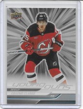 2024-25 Upper Deck Series 1 Young Gun Outburst RC Devils Graeme Clarke card# 224