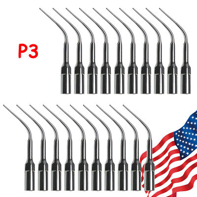 1-20*Dental Ultrasonic Piezo Scaler Perio Tips P3 Fit EMS/SKYSEA Handpiece
