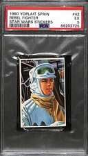 1980 Spain Yoplait Star Wars #42 Rebel Fighter Luke Skywalker ? PSA 5 EX 6370