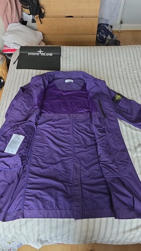 Stone Island Micro Reps Trench Coat - Picture 9 of 17