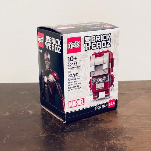 LEGO 40669 Marvel Brickheadz Iron Man MK5 Figure NIB in Hand - Picture 4 of 10