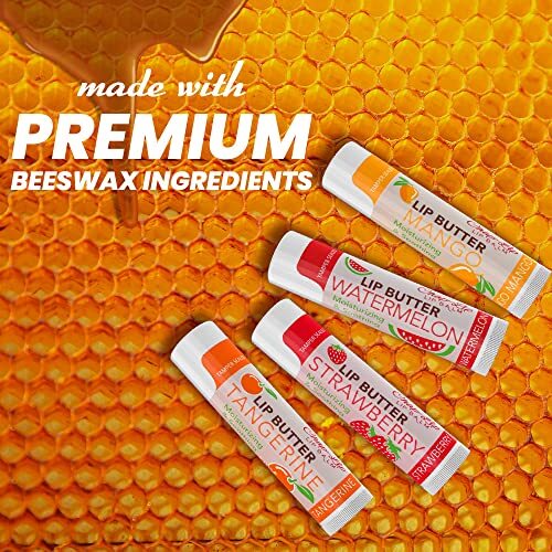 CHAP-LIP Lip Balm 48 Ct. with Fruit Flavors Cocoa Butter Coconut Oil | Moistu... - Bild 4 von 7