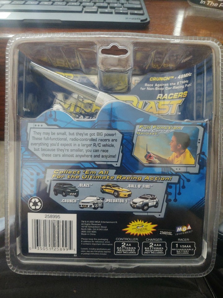 New MicroBlast Racers Crunch | eBay