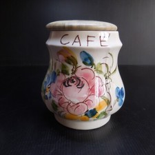 Vintage Art Nouveau Ceramic Pottery Café VECCHIA BASSANI N7402