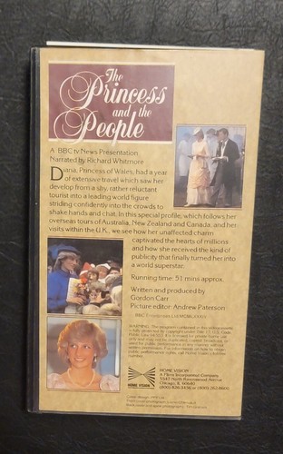 The Princess And The People VHS Tape BBC News Presentation Richard Whitmore - Picture 2 of 3