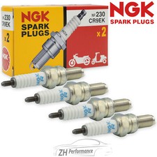 4x NGK 5600 CR9EK Quick Nr. 230 Zündkerze Du...