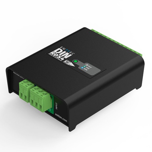 ENTTEC 72004 DIN RDS4 Mk2 4-Port DMX/RDM DIN Rail Splitter - Picture 1 of 9