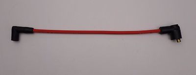 Coil Wire 8mm Spiral Core-(2) 90 degree M/F Boots RED Packard Wire Co. USA MADE