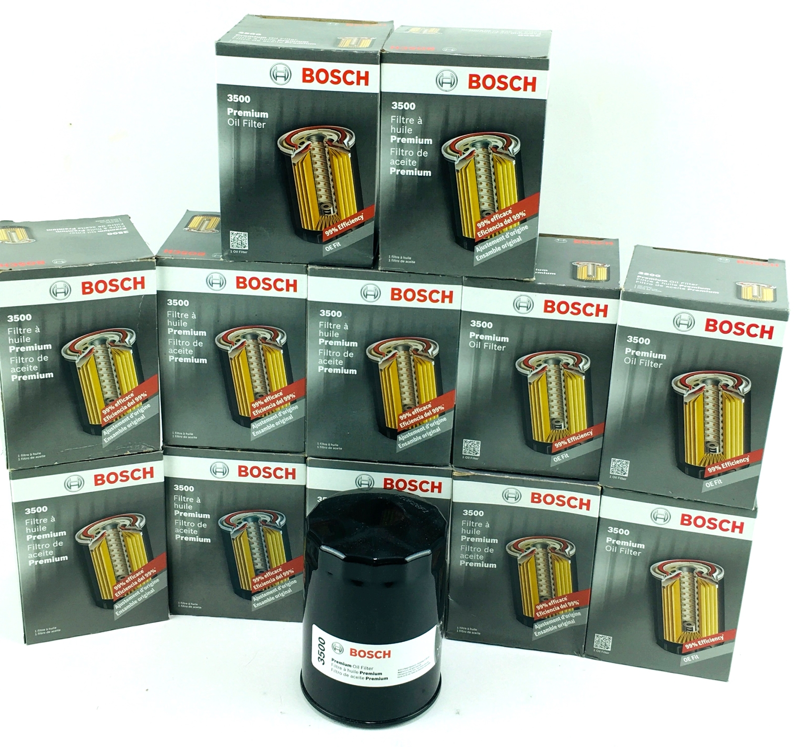 BOSCH 3500 cross reference oil filters