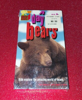 New Factory Sealed A Day With Bears Dream Big Animal Pathmark VHS 1997 Polar Bea