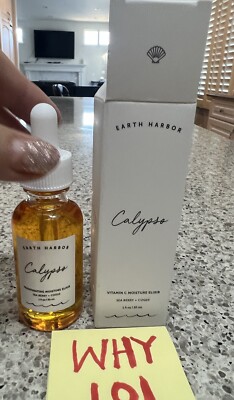 Earth Harbor CALYPSO Vitamin C Moisture ELIXIR 1oz/30mL FULL SZ SEALED BOX $44
