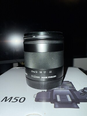 Canon EF-M 11-22mm F/4-5.6 STM Lens Black (READ DESCRIPTION)