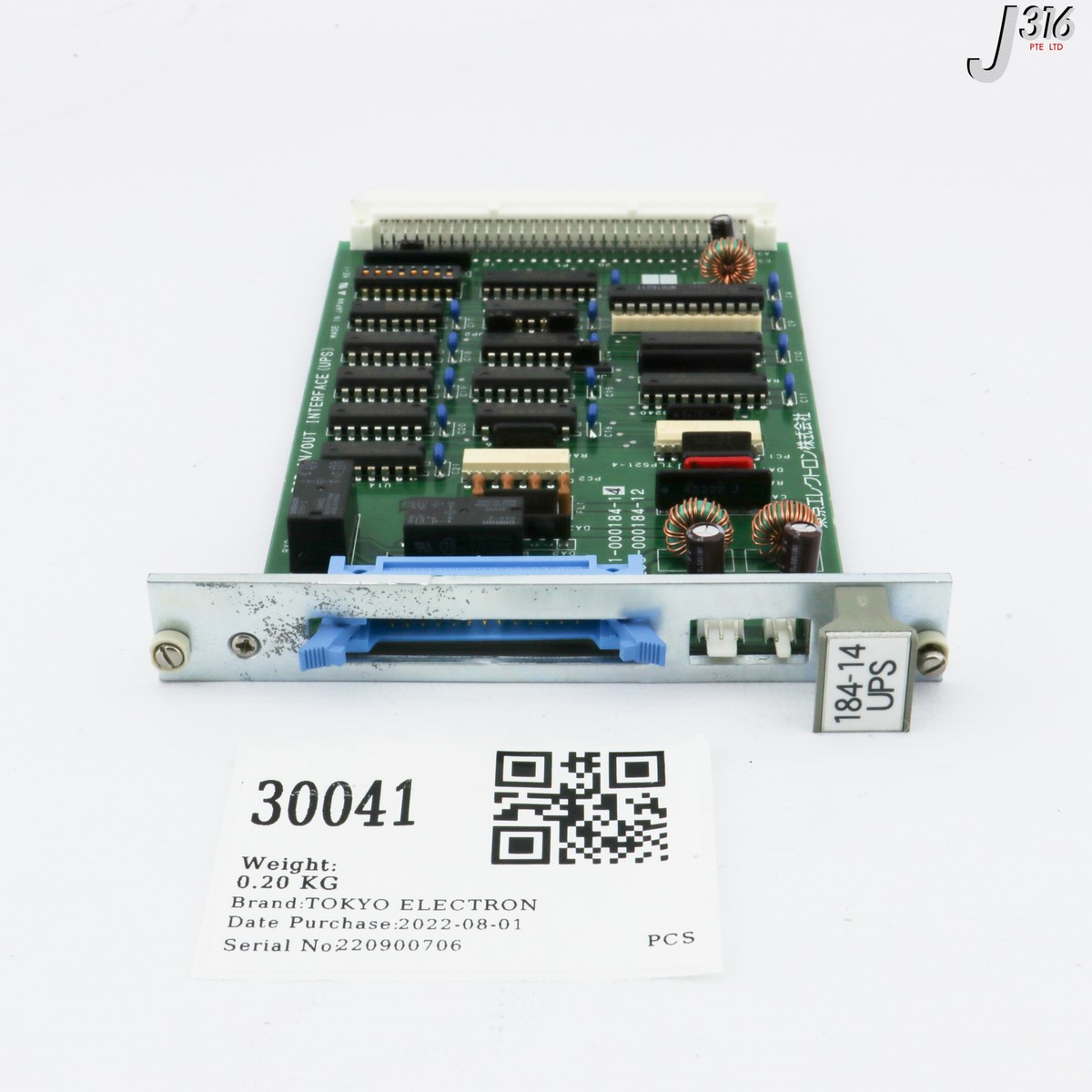 30041 TOKYO ELECTRON PCB, IN/OUT INTERFACE(UPS), 3208-000184