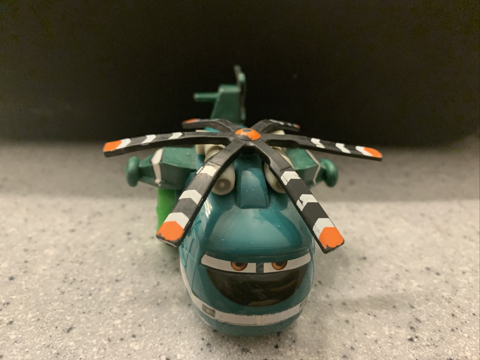 Disney Planes Hydro Wheels Windlifter Piston Peak Helicopter Green 2013 Pullback - Picture 2 of 6