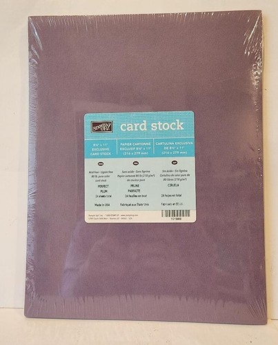 Stampin Up RETIRED CARDSTOCK COLORS 8 1/2 x 11 NEW SEALED Paper - Picture 4 of 18