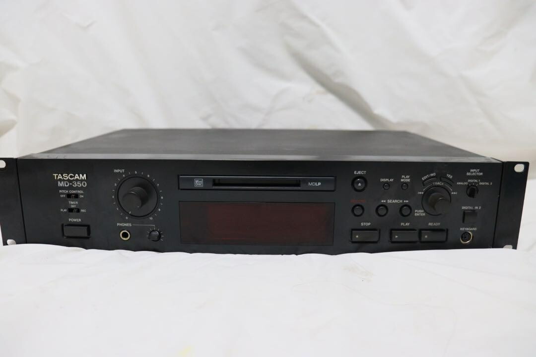 Tascam MD350 Mini Disc Player Recorder MD Deck Black eBay