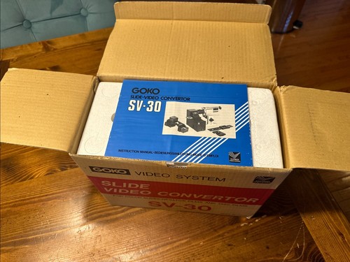 GOKO Dia Video Konverter SV-30 NEU für Farbdias & Disc Filme ERUO PLUG - Bild 3 von 8