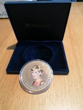 2007 Cook Islands Diana Princess of Wales 5oz Five Dollars $5 coin with Diamonds