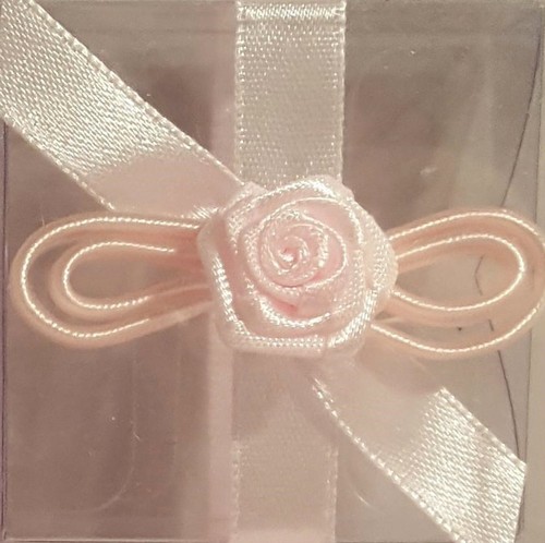 Clear Favor Boxes - Pink Rose (6) - Party Supplies - Picture 2 of 2