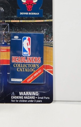 1997 NBA Headliners Dennis Rodman Figure Home Uniform by Corinthian NIB Chicago - Picture 3 of 12