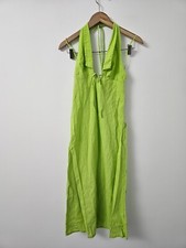 Urban Outfitters BDG Danny Womens Halter Sleeveless Midi Dress Light Green Small