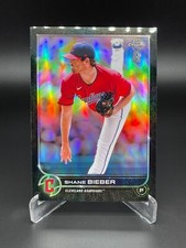 2022 Topps Chrome Ben Baller Shane Bieber Cleveland Guardians #208 - Free Ship