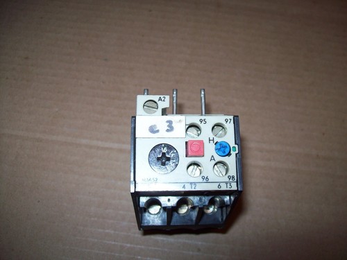 SIEMENS 3UA5200-1A 1.0-1.6A 660VAC REGELBARES THERMISCHES ÜBERLASTRELAIS P1354 - Bild 1 von 5