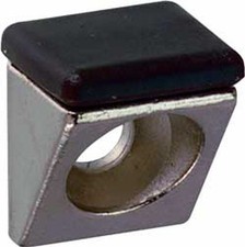 Pack of 20 Cushioned Screw fixing 10mm Square Shelf Supports with Cushions