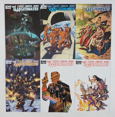 the Illegitimates #1-6 VF/NM complete series IDW Marc Andreyko all sub variants