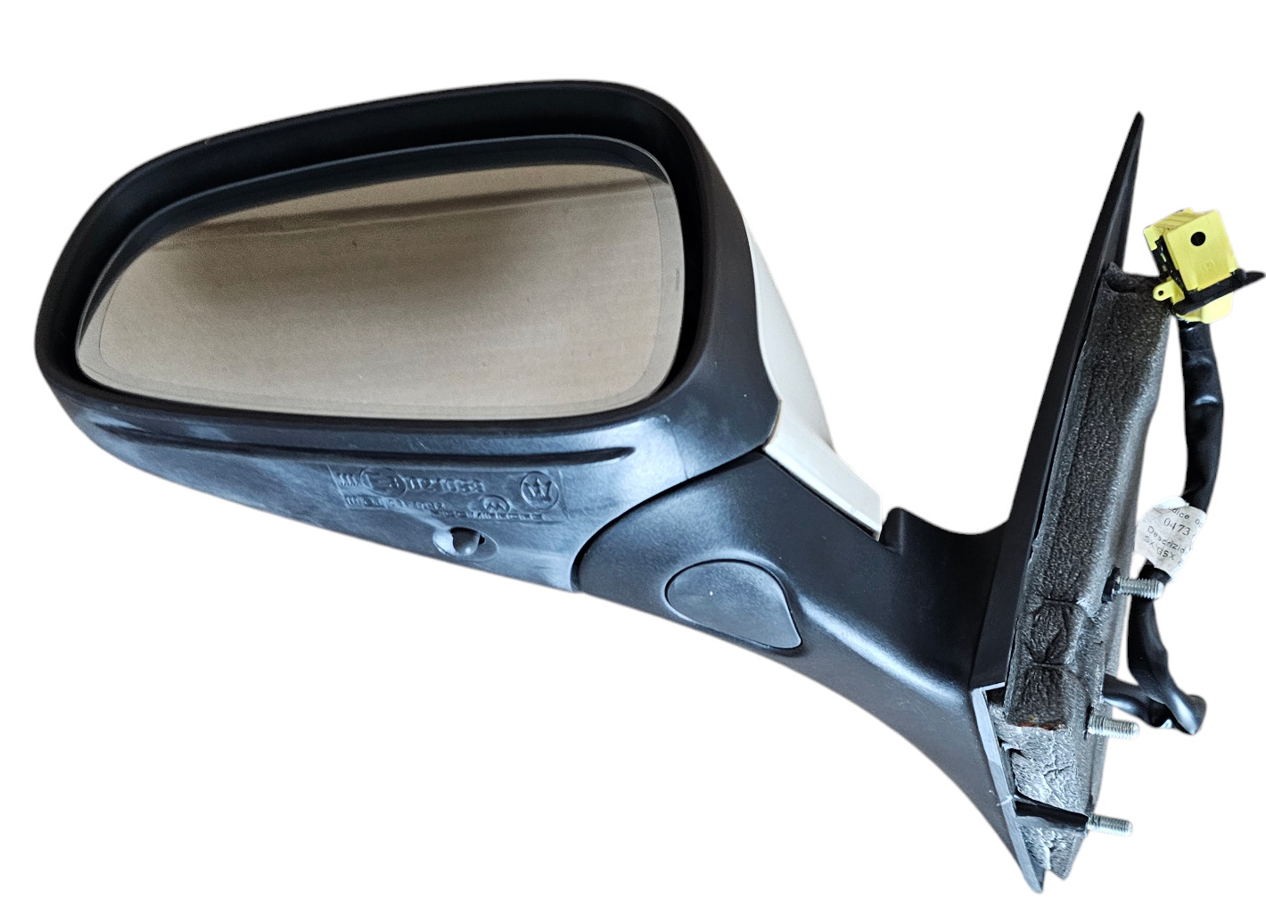 2009-2013 MASERATI QUATTROPORTE LEFT SIDE DOOR MIRROR WHITE OEM