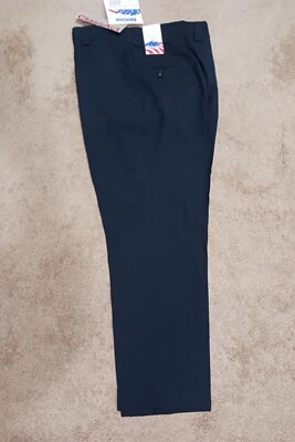 パンツ At last & co wool hb trousers navy 32 Blauer 4-Pocket Stretch Wool Blend Class Act Pants, Dark