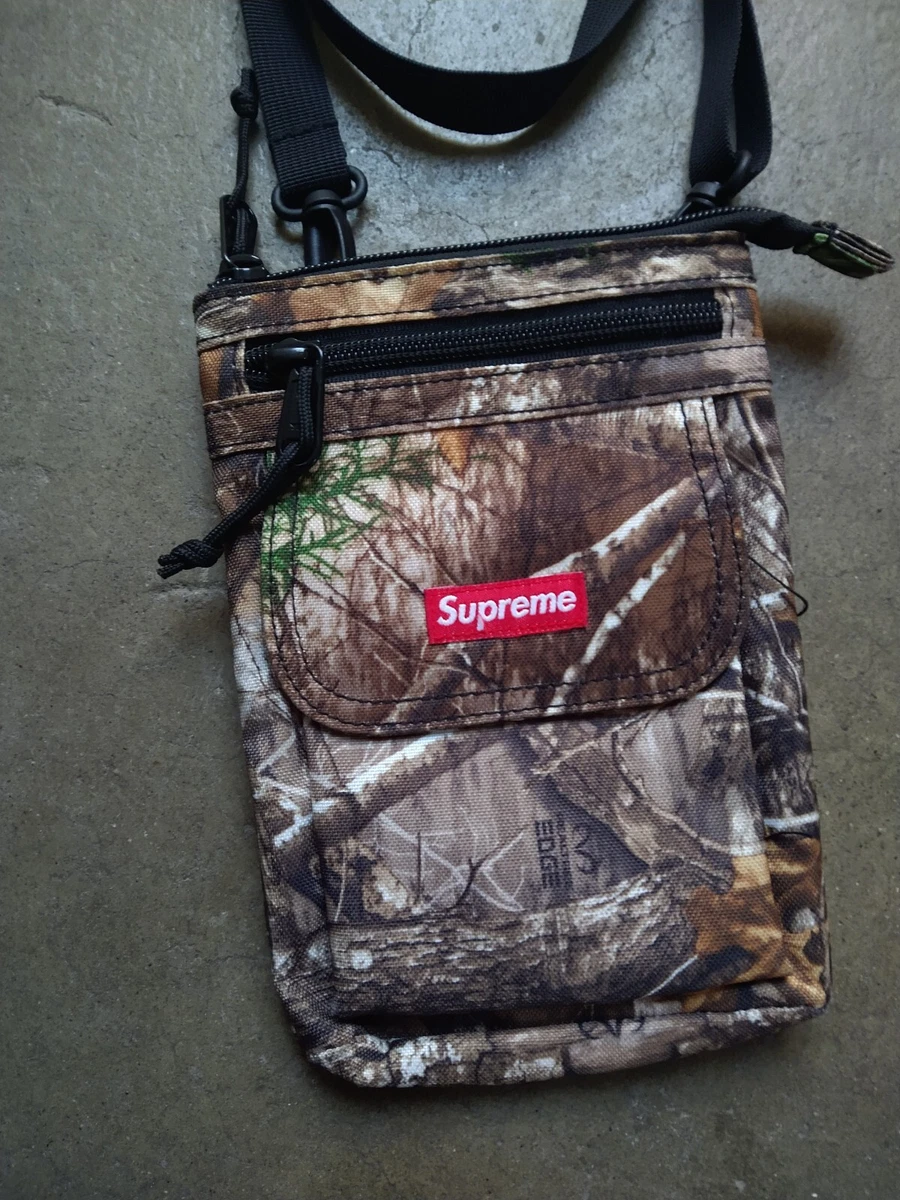 Supreme Shoulder Bag Woodland Camo Nylon Cordura FW19 Crossbody Camouflage