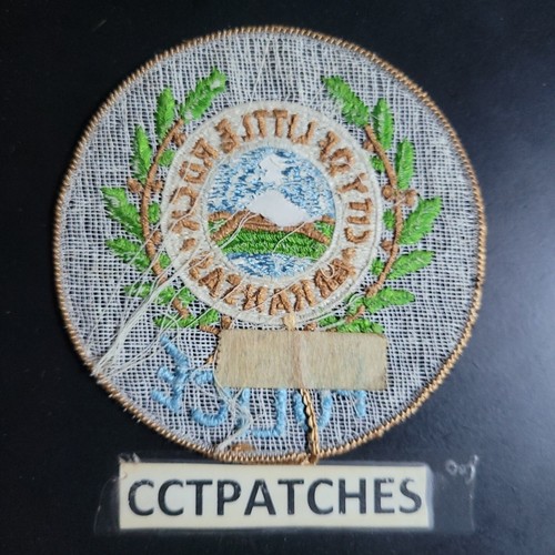 LITTLE ROCK, ARKANSAS POLICE TAN LETTERS & MTN SHOULDER PATCH AR - Bild 2 von 2
