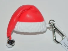 BATH & BODY WORKS RED SANTA HAT BELL POCKETBAC HOLDER HAND SANITIZER CASE CLIP