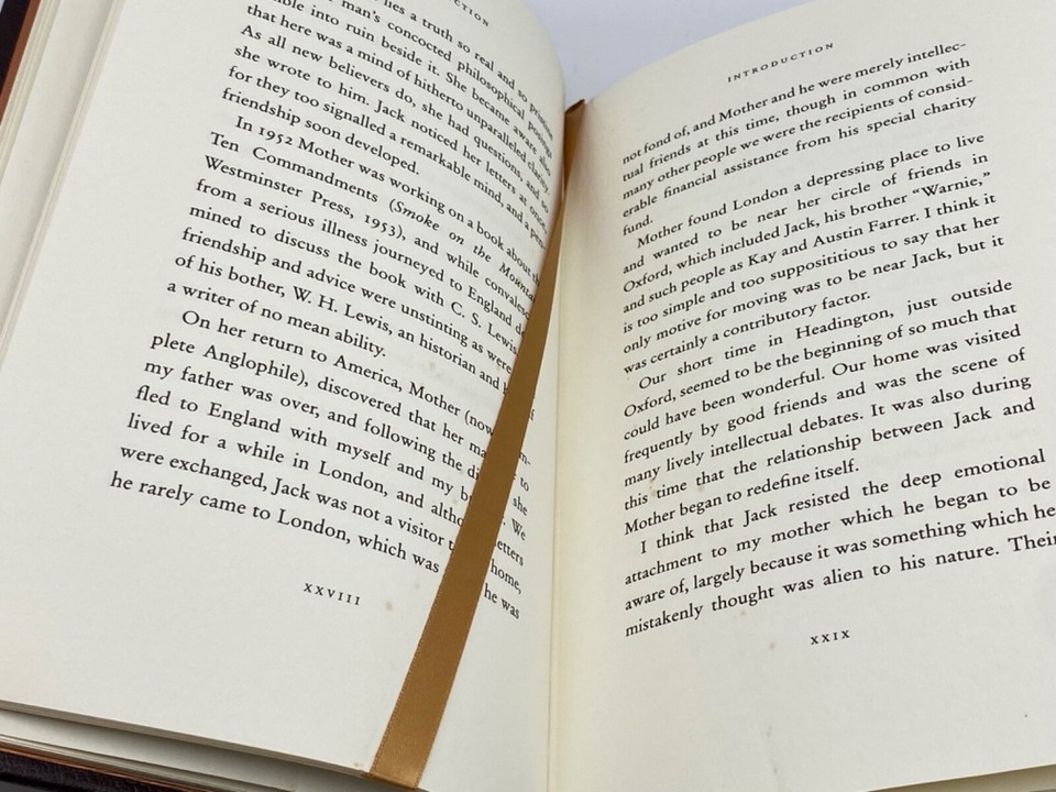 Easton Press CS Lewis MERE CHRISTIANITY GREAT DIVORCE SCREWTAPE LETTERS ...