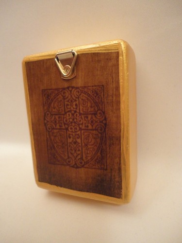 Saint Tatiana Tatiane Rare Byzantine Greek Orthodox Religious Icon on Wood Block - Picture 7 of 8