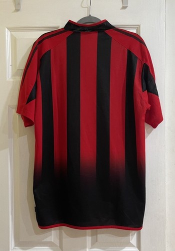 adidas AC Milan 2002-2003 Home Jersey Medium Red Black Italy Champions League - Picture 2 of 9
