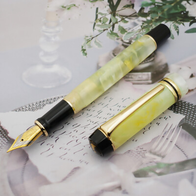 Kaigelu 316 Celluloid Fountain Pen, Iridium Medium Nib Beautiful Gift Pen 