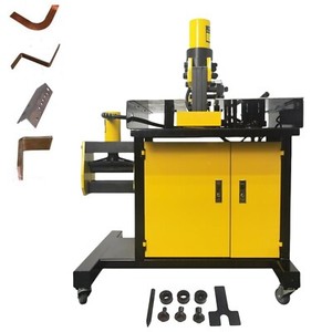 110V Busbar Copper Sheet Shearing Machine Metal Plate Cutter/Bender/Hole Puncher