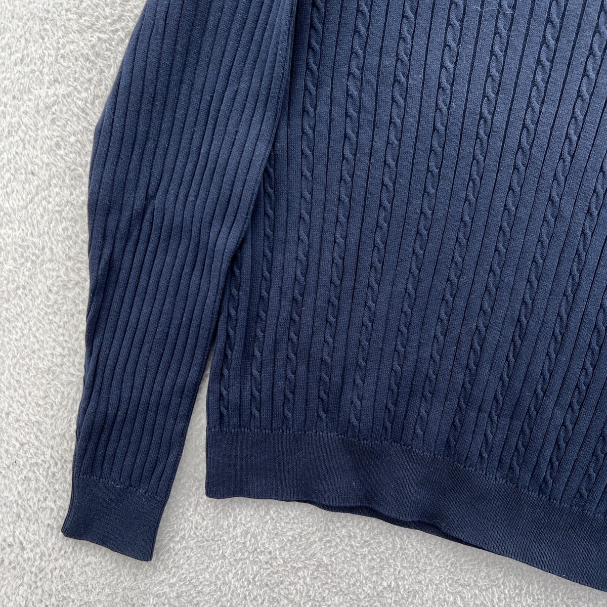 DESCENTE 青 長袖セーター L $_57.PNG?set_id=880000500F
