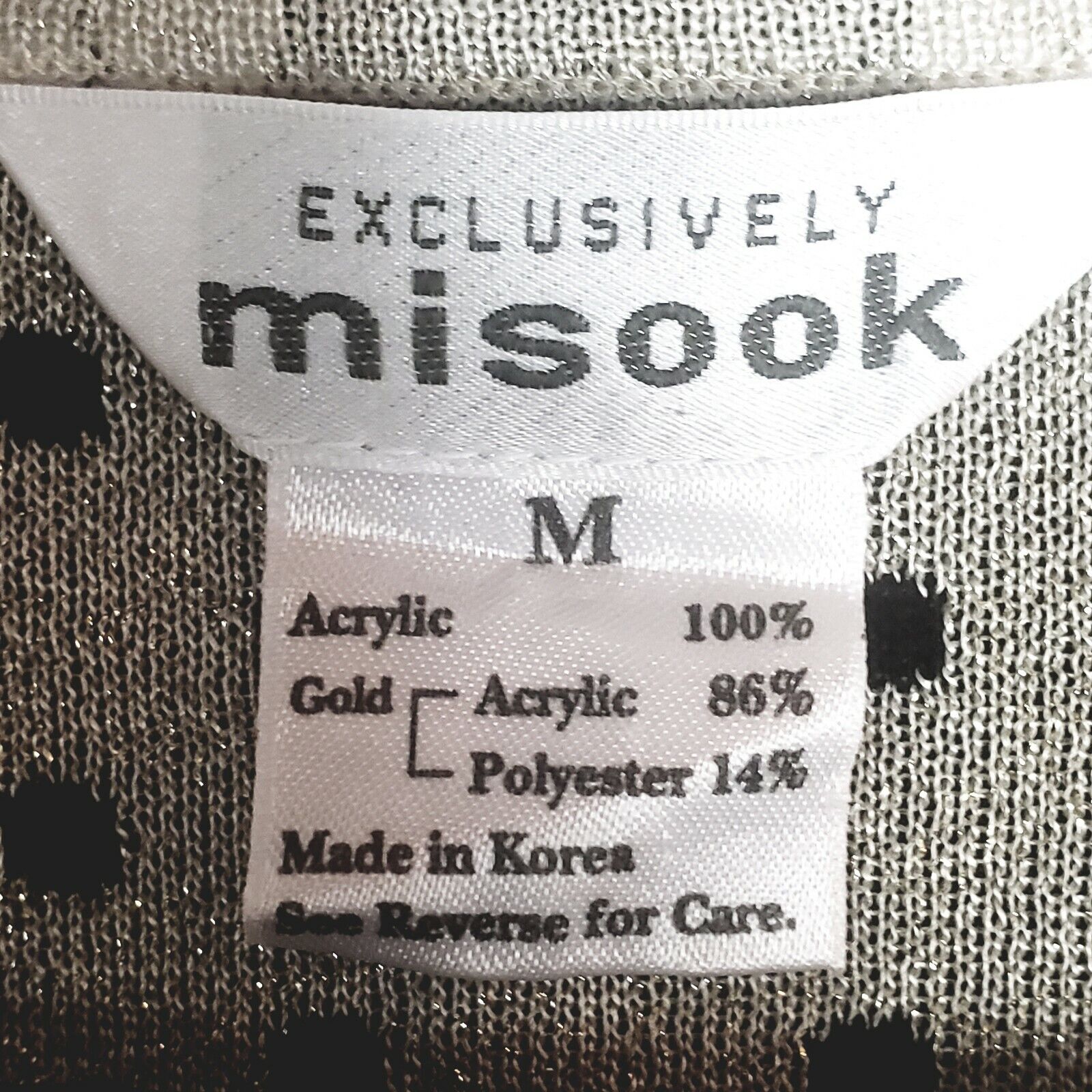 Exclusively Misook M Polka Dot Tank Top Stretch B… - image 2