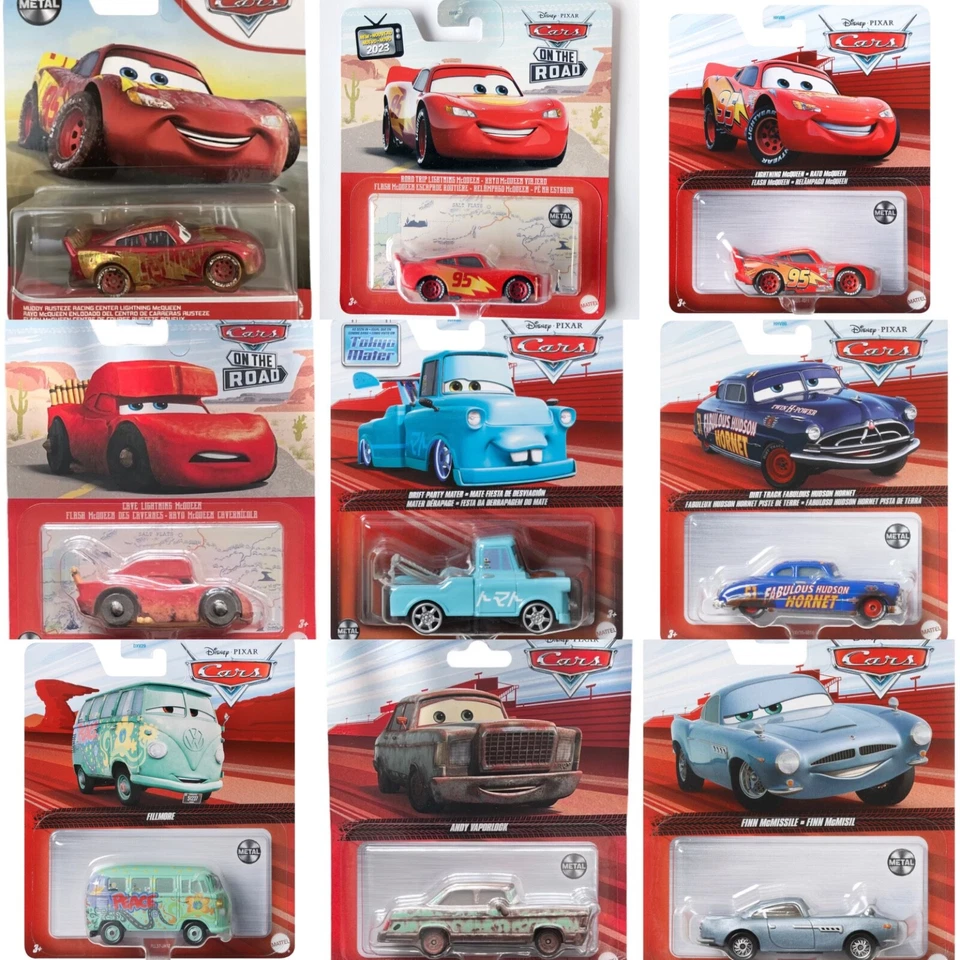 Disney Pixar Cars Diecast 1:55 Metal Mattel Model Cars Last Few Remaining NEW