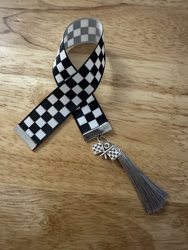Checkered Flag Bookmark, Book Lover, Box Incl, Checkered Flag, Race Car, Racing - Bild 1 von 10