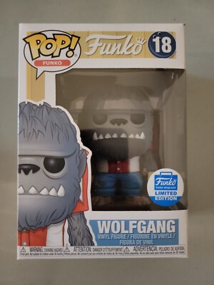 Funko Pop! #18 Wolfgang Fantastik Plastik Limited Edition W/Protector rare